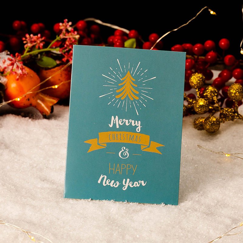 Christmas Greeting Card Envelope Christmas Gift Box Cards