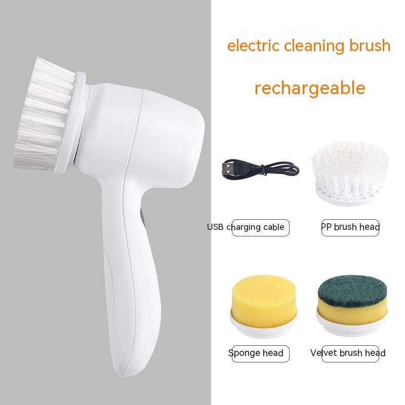 Electric Cleaning Brush 4 In 1 Spinning Scrubber