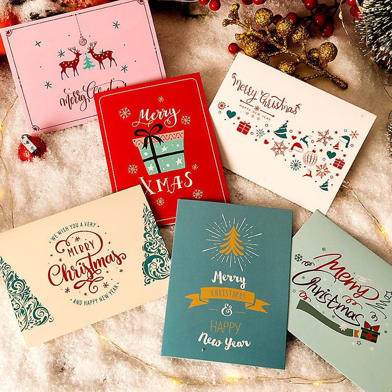 Christmas Greeting Card Envelope Christmas Gift Box Cards