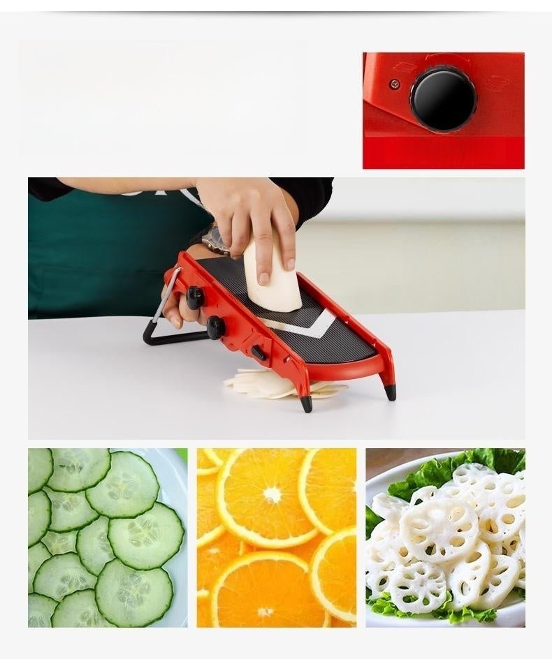 Manual Multi-function Vegetable Chopper Adjustable Thickness Slice